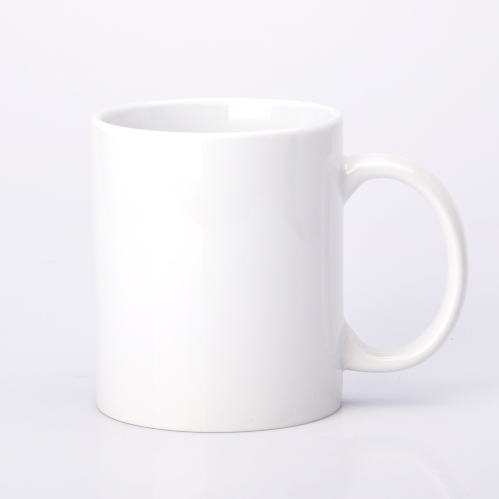 Чашка для сублимации Sublime с вашим логотипом белая матовая 330 мл